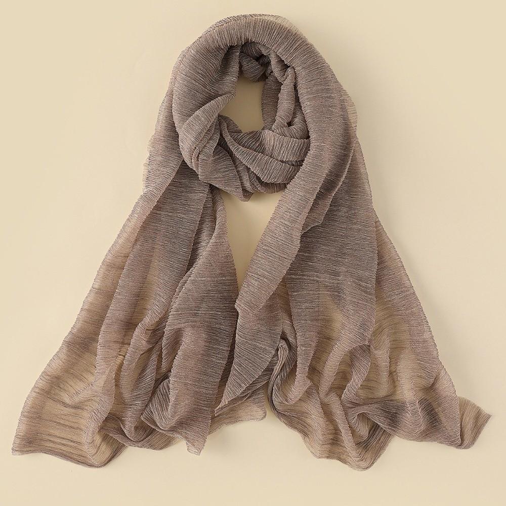 Solid Color Plain Headscarf Breathable Modest Shawl Wrap Fashion Long Hijab For Women