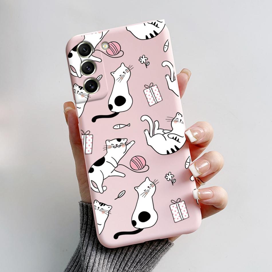 Silicone Case For Samsung Galaxy S21FE Case S21 Ultra 5G Astronaut Phone Case S21 FE Fundas For Samsung S21 Plus S21+ S 21 Cover