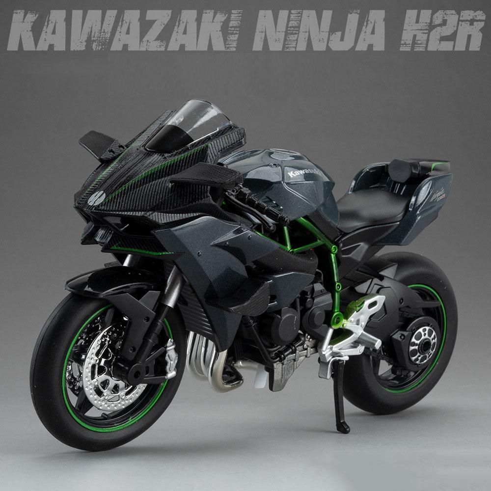 Alloy Motorcycle Toys Diecast Miniature Car Front Wheel Steering Motorbike Children Christmas Gift