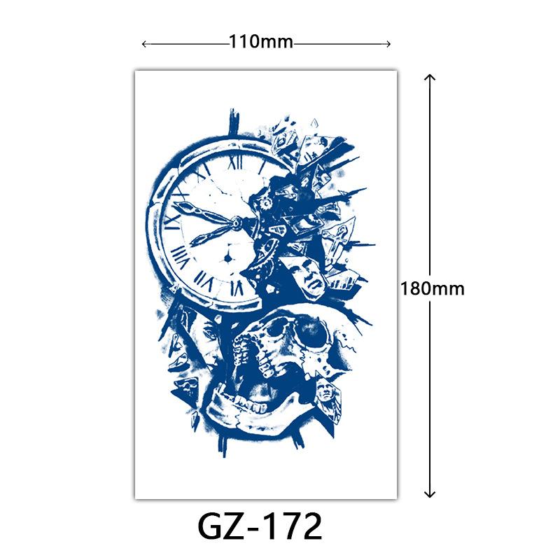 Herbal Semi-Permanent Tattoo Sticker, Animal English Totem Tattoo Sticker, Sweat-Proof Waterproof Tattoo