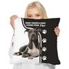 Cloocl Fashion Animal Pillow Case I Found Your Paw Funny Dog 3D Printed Cushion Cover Zip Pillow Cover For Sofa Home Decor