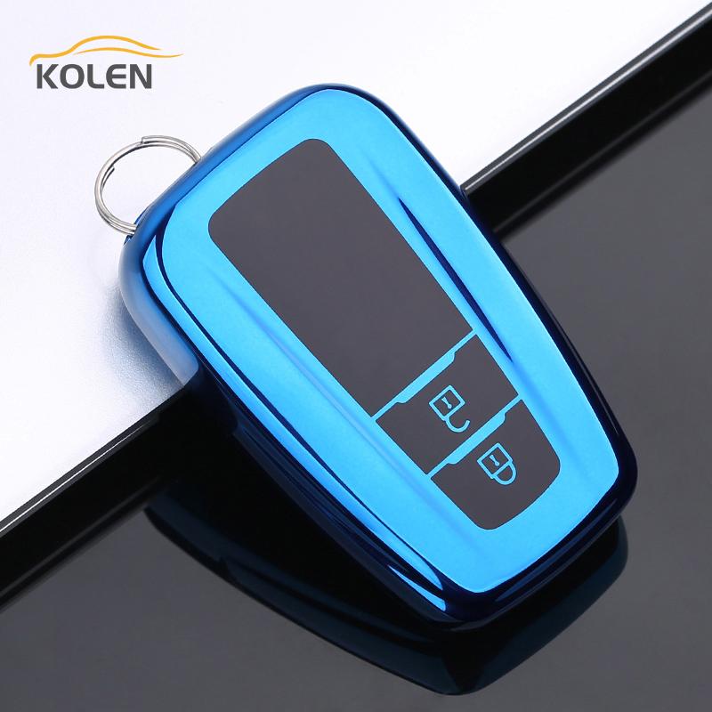 Soft TPU Car Remote Key Case Cover Shell Fob For Toyota Prius CHR C-HR Camry Corolla RAV4 Avalon Land Cruiser Prodo Accessories