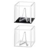 Guitar Pick Display Box with Stand Acrylic Collectible Rack Storage Storage Box