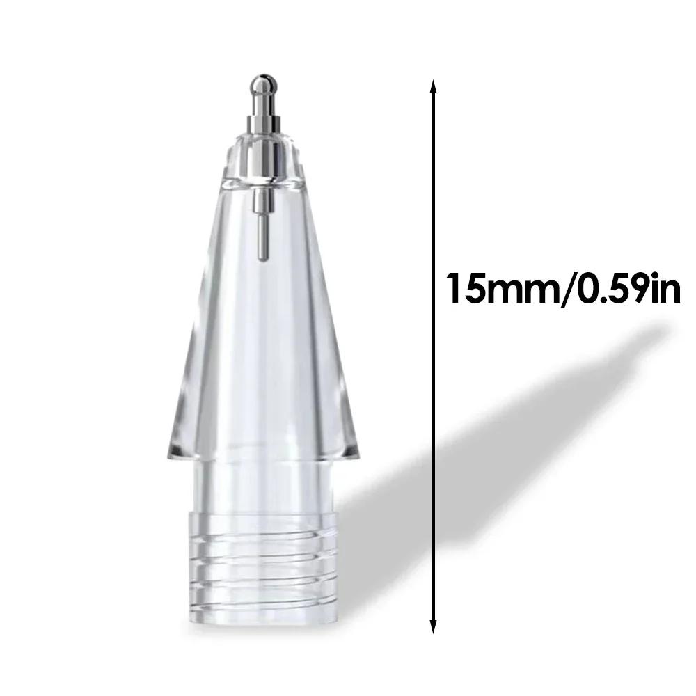 1/2/3Pcs Anti-slip Pencil Tips for Apple Pencil 1st 2nd Generation Fine Point Tablet Pen Nibs Precise Spare Stylus Metal Nib