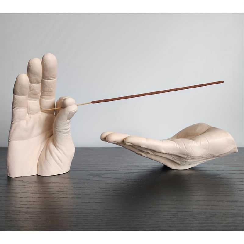 

Palm Shape Home Incense Holders Incense Stick Ash Catcher Incense Burner Meditation Desktop Handicrafts Home Yoga Spa Home Decor
