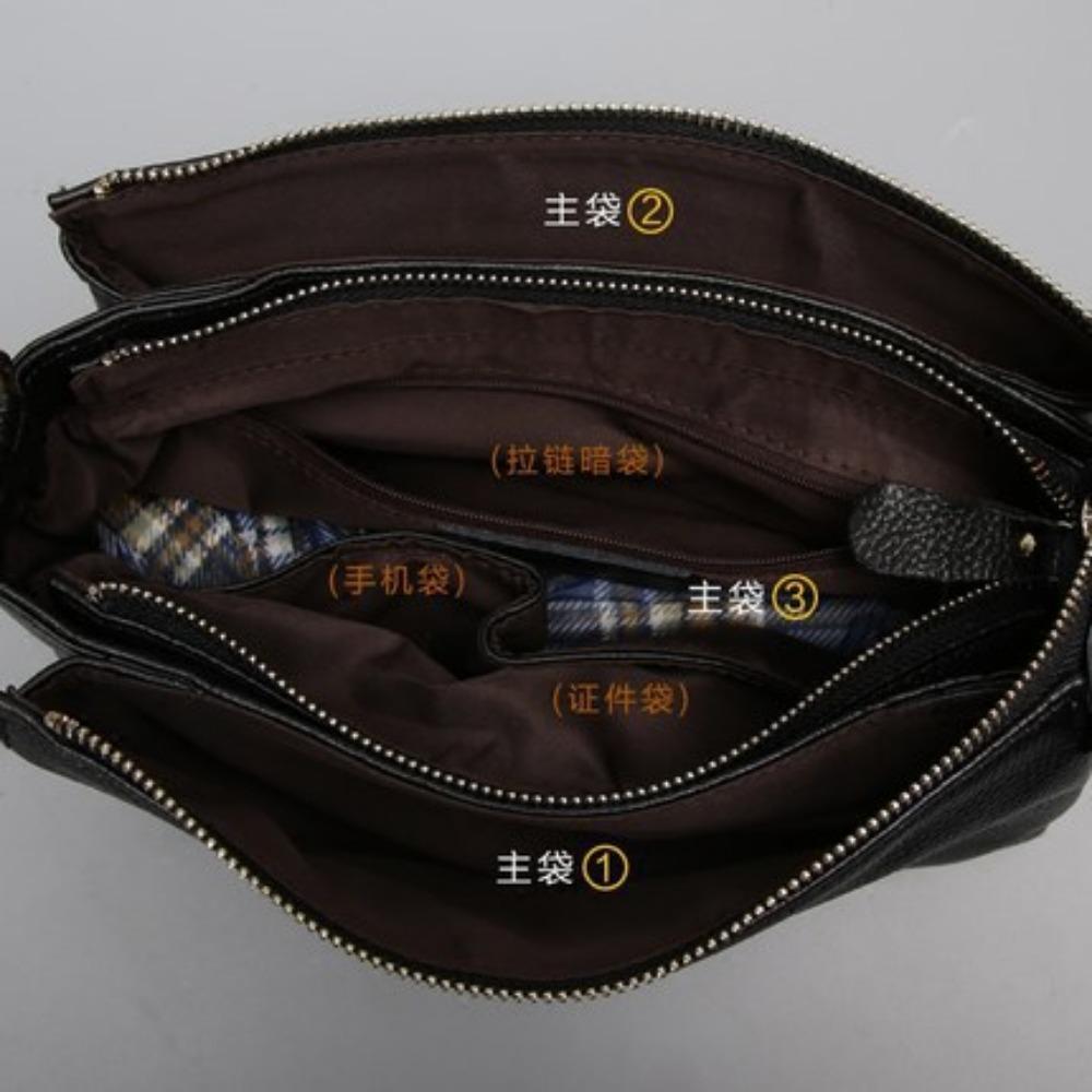 Leather Women's Bag Single Shoulder Diagonal Cross Casual Small Bag Women's Simple Cowhide Soft Leather Messenger Bag