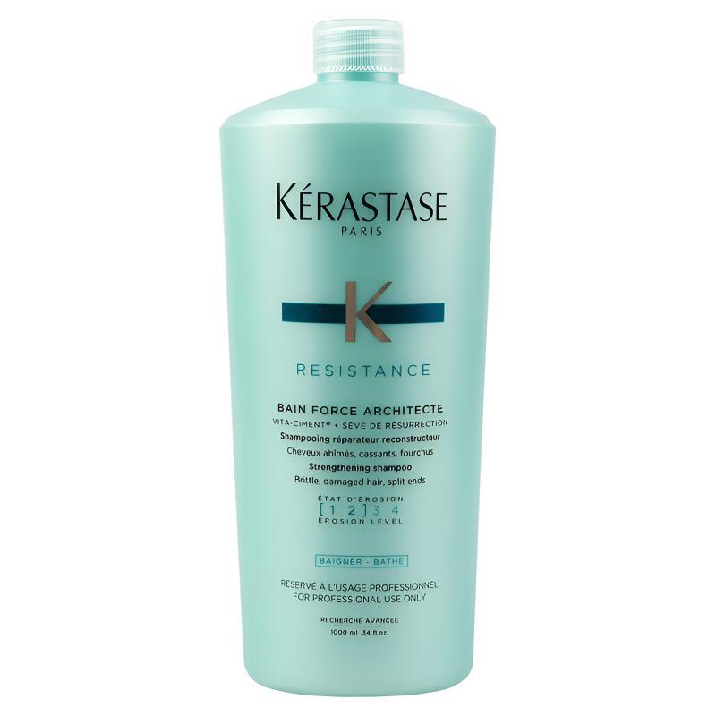 Kerastase Strong repairing shampoo, oil control, rich, fluffy and clean, soapy scent /// 1000ml коричневый