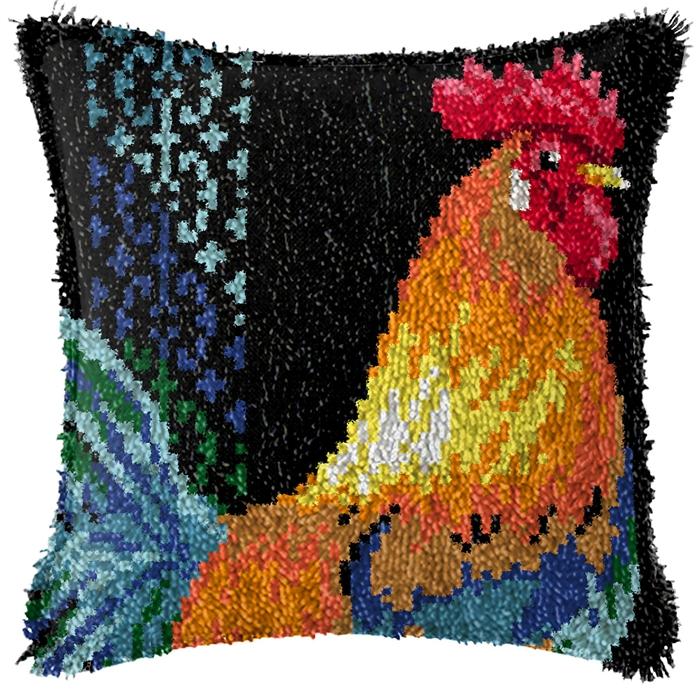 Diy Latch Hook Duck Rabbit Cushion Pillowcase Canvas Crocheting Carpet Embroidery Pillow Latch Hook Kit Knitted Knot Carpet Deco
