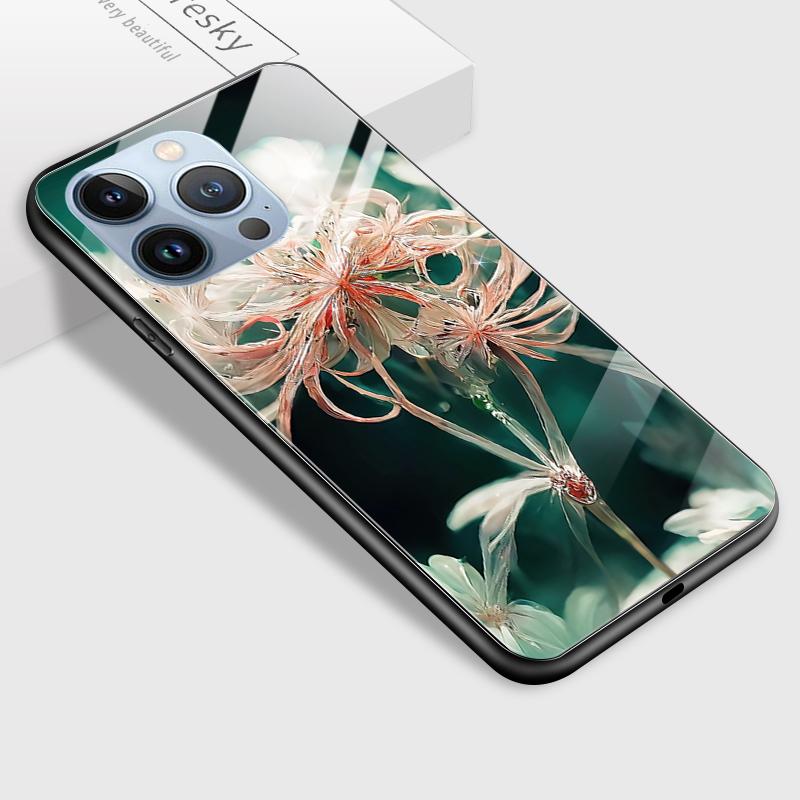 Tempered Glass Phone Case For Samsung A12 A16 A32 A53 S20FE S23 S25 Honor20 X6A 90Lite 9X Huawei Y9Prime2019 P30Lite Soft Edge Shockproof Smooth Shell