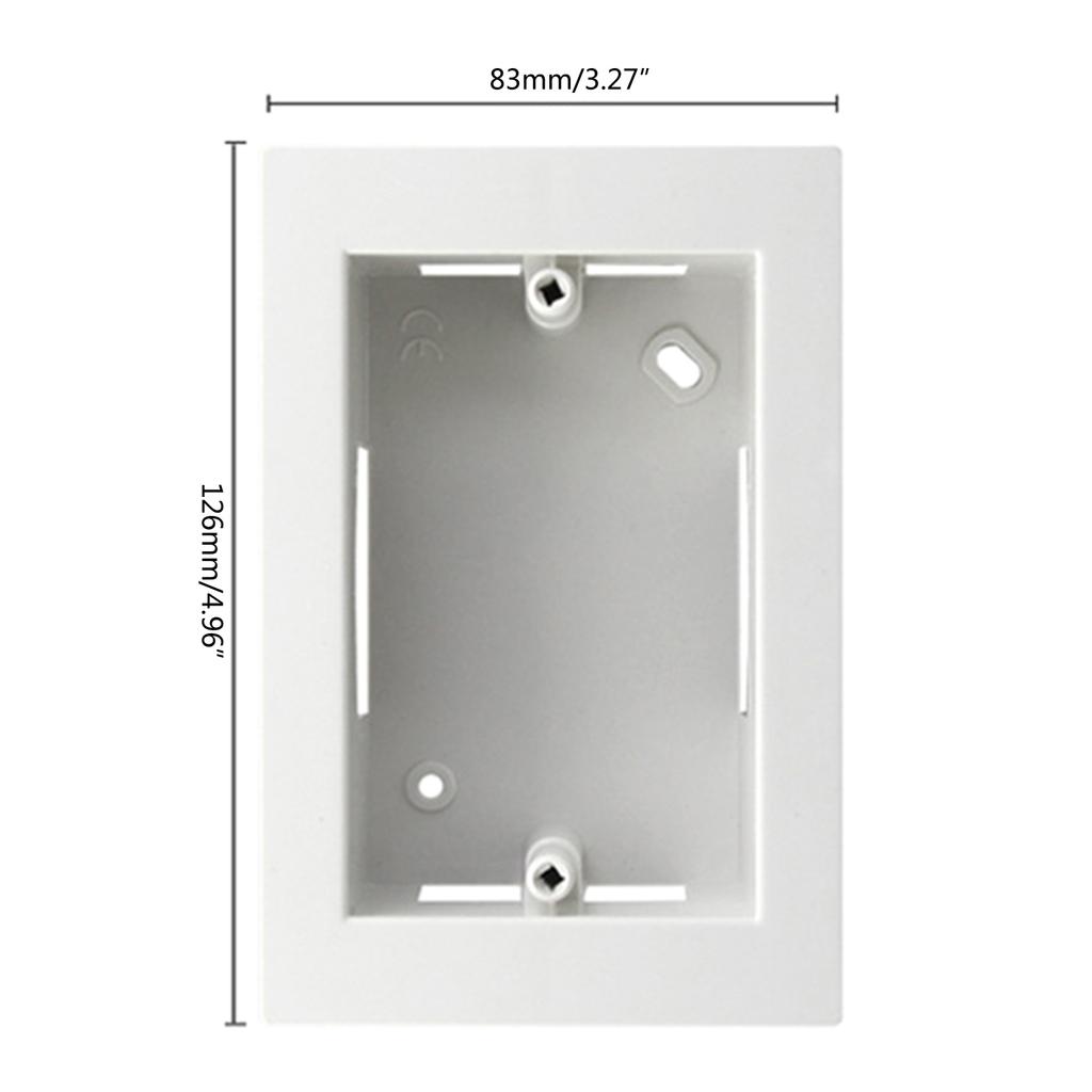 Multifunction Electrical Junction Box US Style SurfaceMount Box Plastic Enclosure Simple Installation for Household