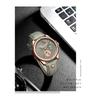 POEDAGAR Men Watch Fashion Top Luxury Sport Wristwatch Waterproof Luminous Leather Date Quartz Man Watches + Box