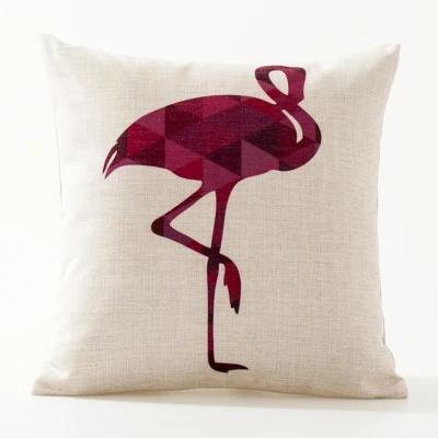Decorative Throw Pillows Case Geometric Colorful Animals Deer Nordic Style Cotton Linen Couch Cushion Cover For Sofa Home Decor
