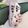 Flower Panda Phone Case For Oneplus 13 13R 12 12R 11 11R 10 10R 10T 9R 9RT 9 8T 8 7 7T Pro 5G Liquid Silicone Cover