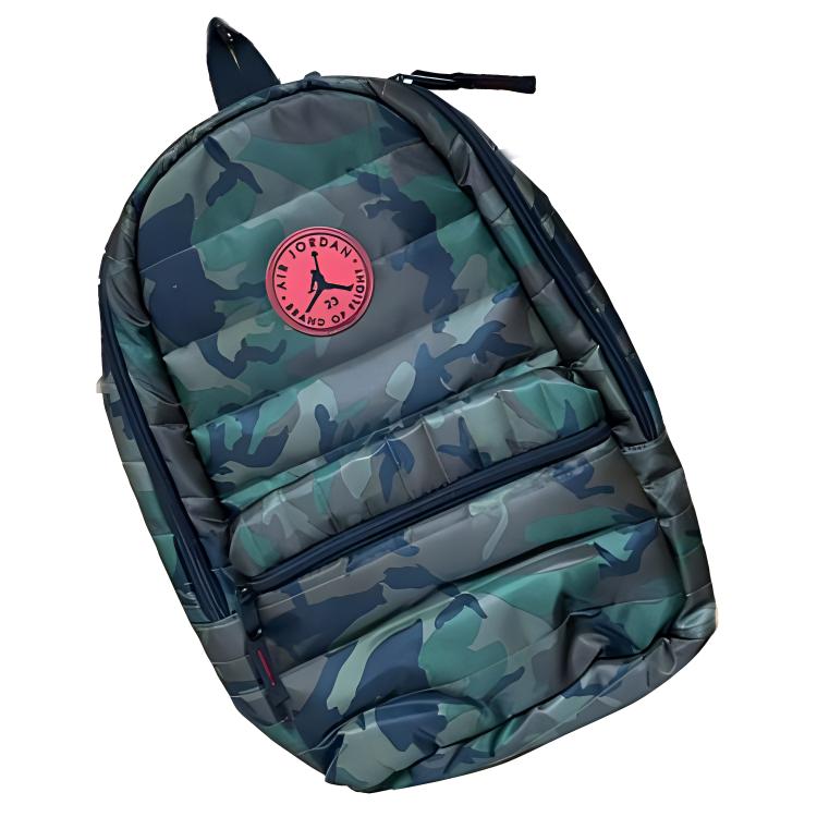 New Jordan Polyester Backpack Regular Unisex Camouflage DQ8281-305