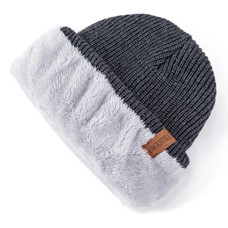 Unisex Ski Beanie Cap Crochet Knit 