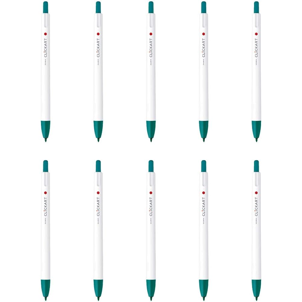 Zebra Water-based Pen Clickart Turquoise Blue 10pcs B-WYSS22-TB