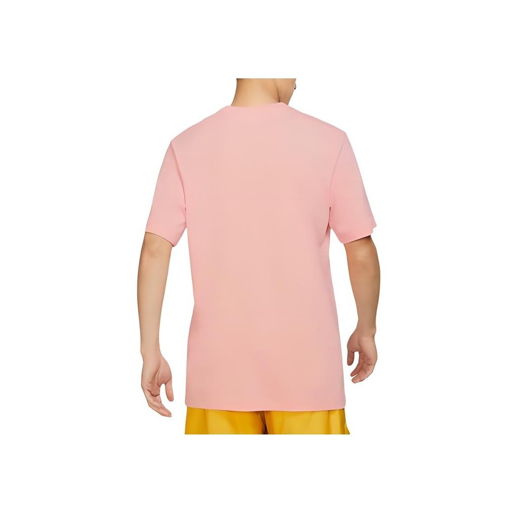 Nike Shiba Inu Sunglasses Print Crew Neck Short Sleeve T-Shirt Men Tops Pink BQ0186-697