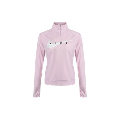 Sudadera de Manga Larga con Cuello Alto para Entrenamiento de Running y Deportes Swoosh Run para Mujer, Tops Rosa CZ9234-663