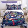 3pcs Duvet Cover Set (1*Duvet Cover + 2*Pillowcase, Without Core), Sailor Moon Print Soft All‑Season Bedding Set, Home Bedroom Decor Gift