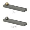 Incense holder, concrete, adjustable angle, HUNT9 Domenico (Argento) #58329