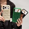 Simple Solid Color Stereoscopic Weaving Pattern Shock Proof Phone Cover Case for iPhone 17 16 15 14 13 12 Pro Max Plus 17Air