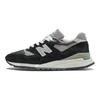 New Balance 998 Made In Usa 'Black Silver' Sneakers U998BL