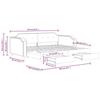 VidaXL Daybed with Trundle and Drawers Taupe 80x200 Cm Fabric 3197668