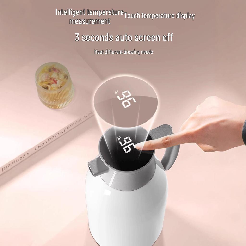 2026 Thermoskanne mit Glaseinsatz - Perfekt für Zuhause & Wohnheim