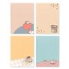 Monolike Memories Memo Pad B Set Different 100 Sheets Per Emotional Daily Memo (4 Configurations) - Designs, Design, Memo,