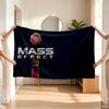 Mass Effect N7 (1) Flanelová deka měkký doplněk do ložnice a obývacího pokoje a útulný domácí dárek