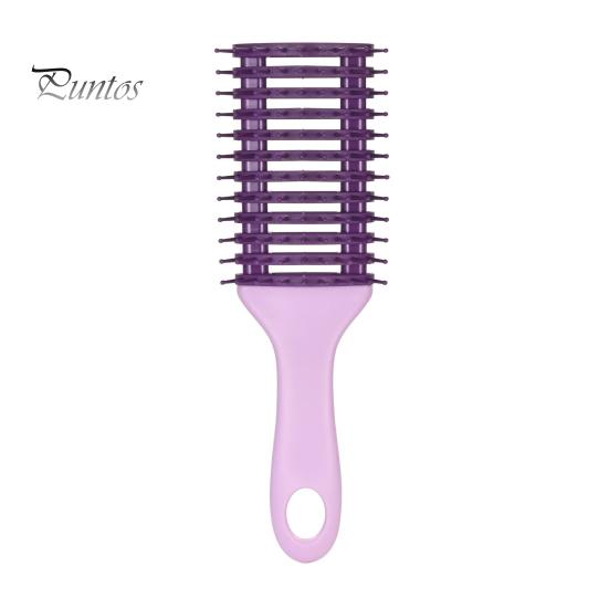 Curly Hair Brush for Women, Scalp Massage Vented Paddle Anti-static Brush, Detangling Styling with Ergonomic Handle Portable