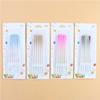 New Gradient Blue Pink 6-pack Candles Creative Romantic Party Colorful Cake Decoration