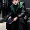 Boys' Winter Warm Cotton Jacket - Stylish Outerwear for Middle and Big Kids, New 2025 Style