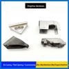 Aluminum and Zinc Alloy Die Cast Angle Bracket for Customization