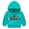 Vánoce Nový rok kreslené jaro a podzim Dětský svetr s kapucí s potiskem pro chlapce a dívky ležérní topy s mikinou