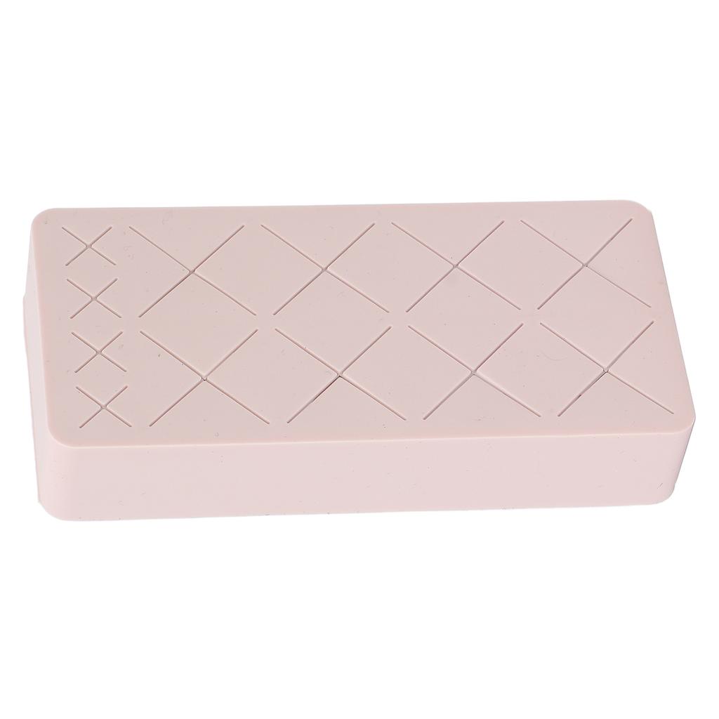 12 Slot Lipstick Holder Silicone Makeup Cosmetic Display Stand for Nail Polish Eyebrow Pencil