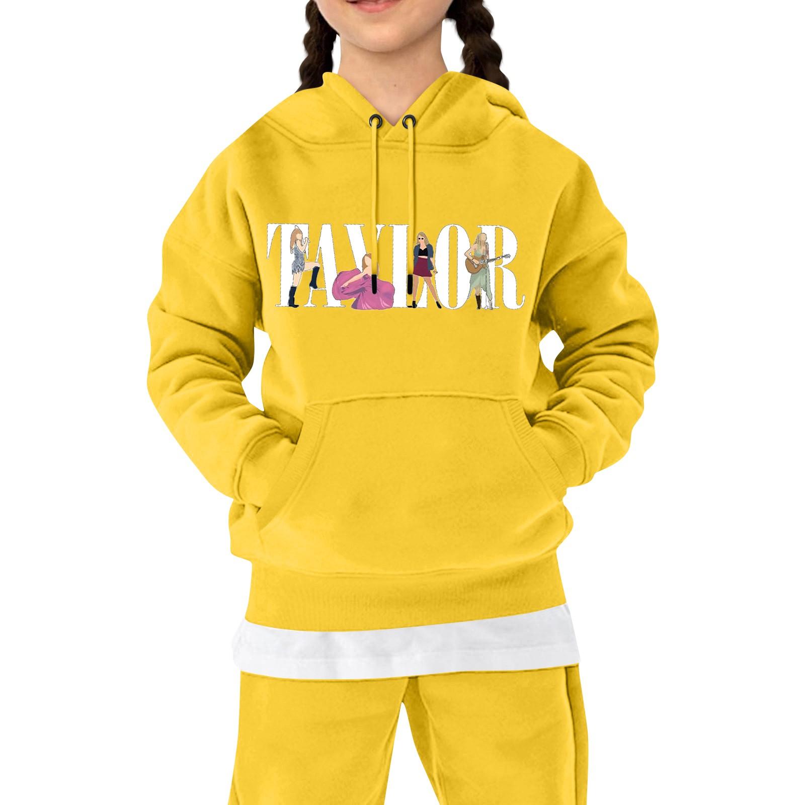 

Детская толстовка с капюшоном и градиентным принтом, с длинными рукавами, свободные женские толстовки, толстовки 160 жёлтый