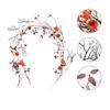 Artificial Maple Leaf Pumpkin Vine Garland 170 To 180cm Halloween Decorative Faux Leaf Garland for Seasonal Home and Event Decoration