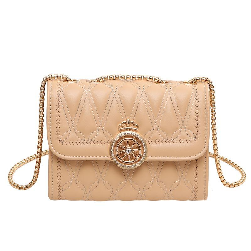 Embroidered Square Bag, One Shoulder Crossbody Women's Bag, Urban Simple and Versatile, Niche Texture One Piece