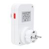 Mechanical Timer Socket with 96 Switching Segments(15 Minutes) 24 Hour Analogue Timer for Indoor Use with Child Lock