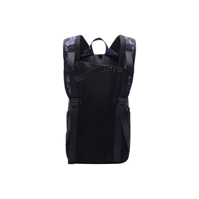 New Anta Irving Series PU Backpack Regular Unisex Camouflage Purple 192511153D-5