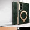 Pro Samsung Galaxy Z Fold8 Fold 8 Široký Ultra Originální Kožený Flip Pouzdro Retro Voskovaná Kůže Luxusní Hovězí Kůže Stojan Kryt Telefonu pro Fold8