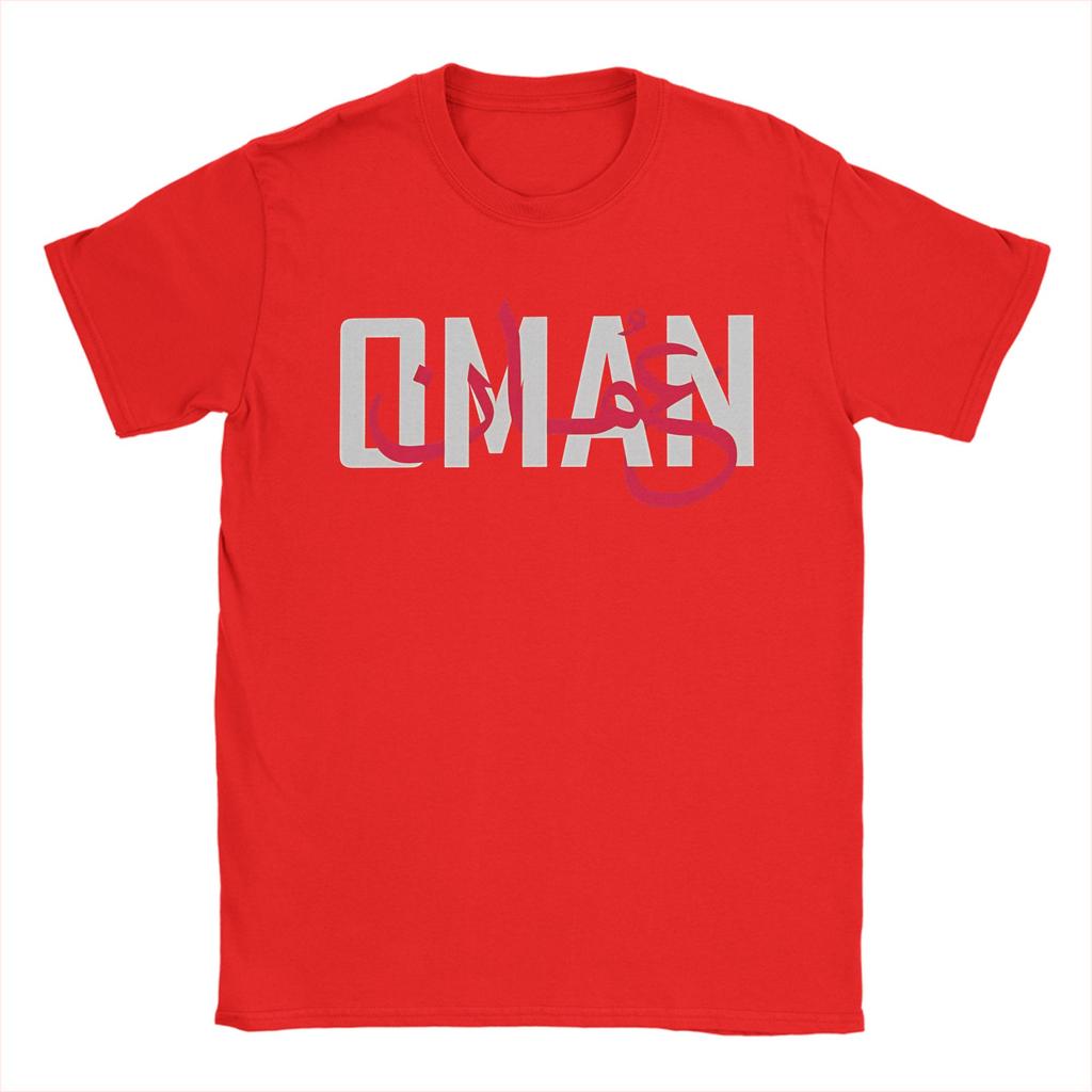 Oman Arabic T Shirt Beach Hipster T Shirts Mens Cotton Comfortable Oversized Clothing ShortSleeve Awesome Tops