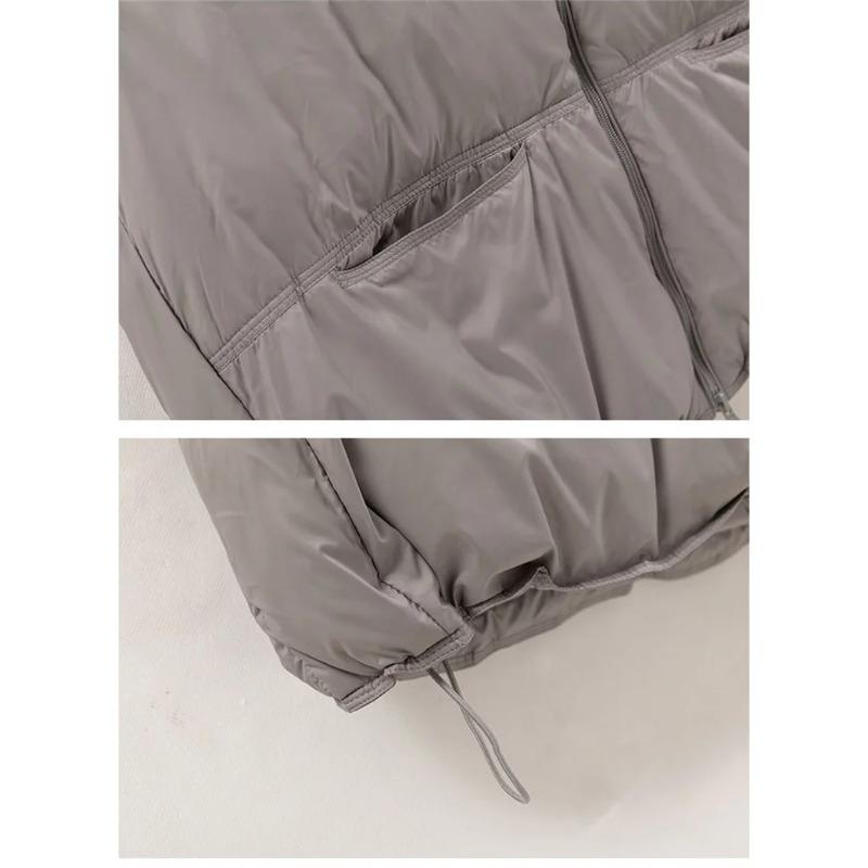 Female Vest Autumn Winter Sleeveless Jacket Coat Loose Short Stand-up Collar Down Vest Women Waistcoat Outerwear