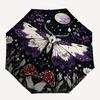 1pc Butterfly MushroomOpen/Close Umbrella-Windproof, Compact Travel Umbrella, Sturdy 8-Rib Shaft, Outdoor Accessory, 1060