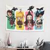 Halloween Demon Slayer Cutecore Tapestry Wall Hanging Blanket Tapestry Home Decor Items Wall Decorations
