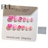 Kids Fun Nail Art 12Pcs Cartoon Stickers Cute Flower Cloud Heart Children Party Decorations Pattern Rhinestones Decals Self-adhesive Fake Nails