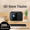 Ultra HD Portable Home Projector for Bedroom & Hotel Use