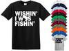 Wishing I Was Fishing T-Shirt Funny Fishing Humor Country Party Gift Tee TShirt
