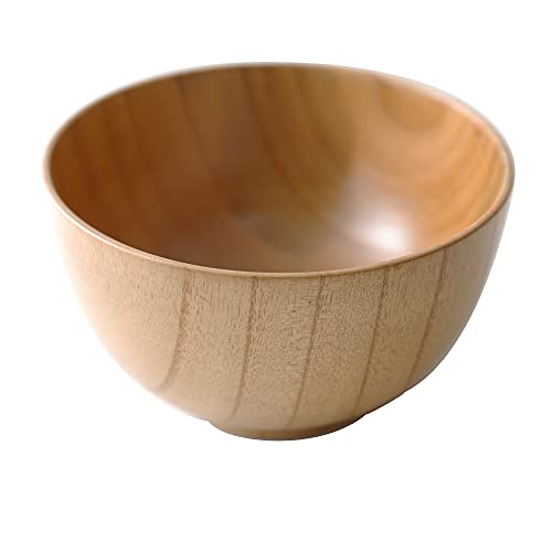 Osaka Choseido Wooden Miso Soup Bowl, 11.2cm Diameter, 420ml, Large
